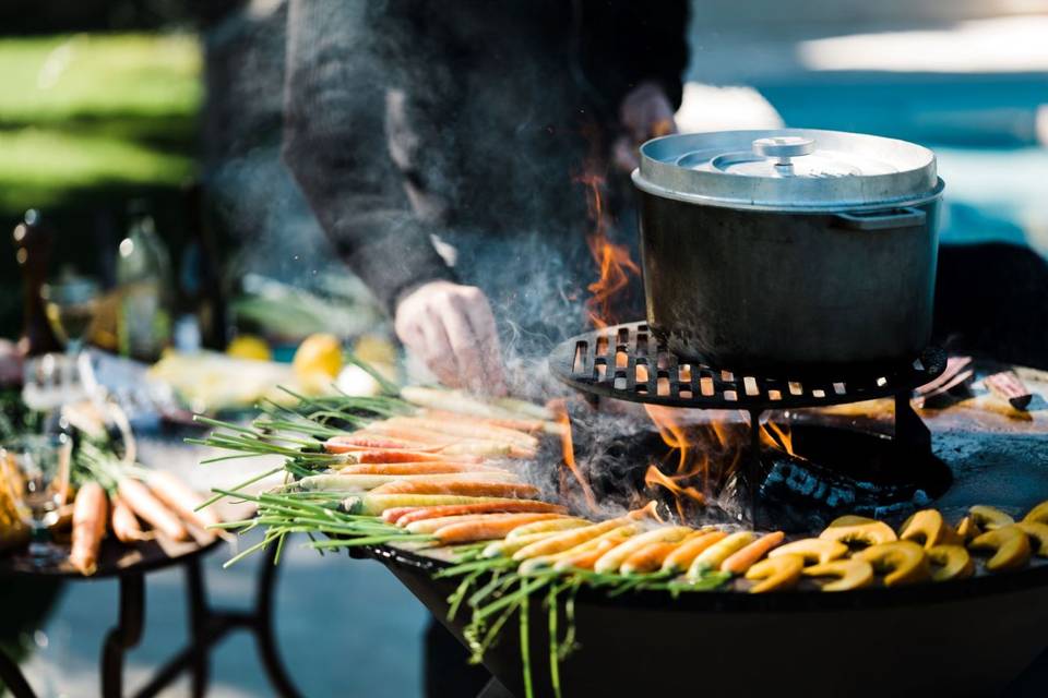Buffet traiteur Toulouse, brasero événementiel