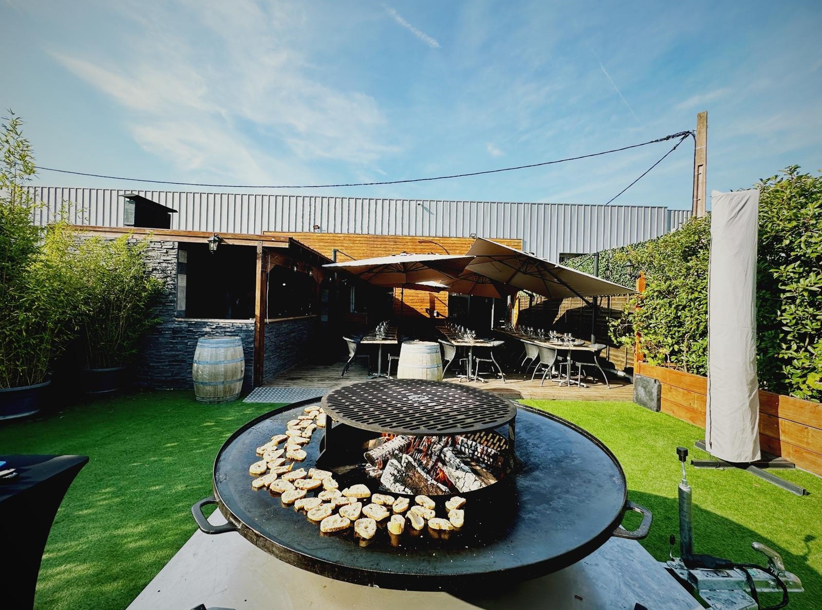 Traiteur mariage Toulouse, brasero